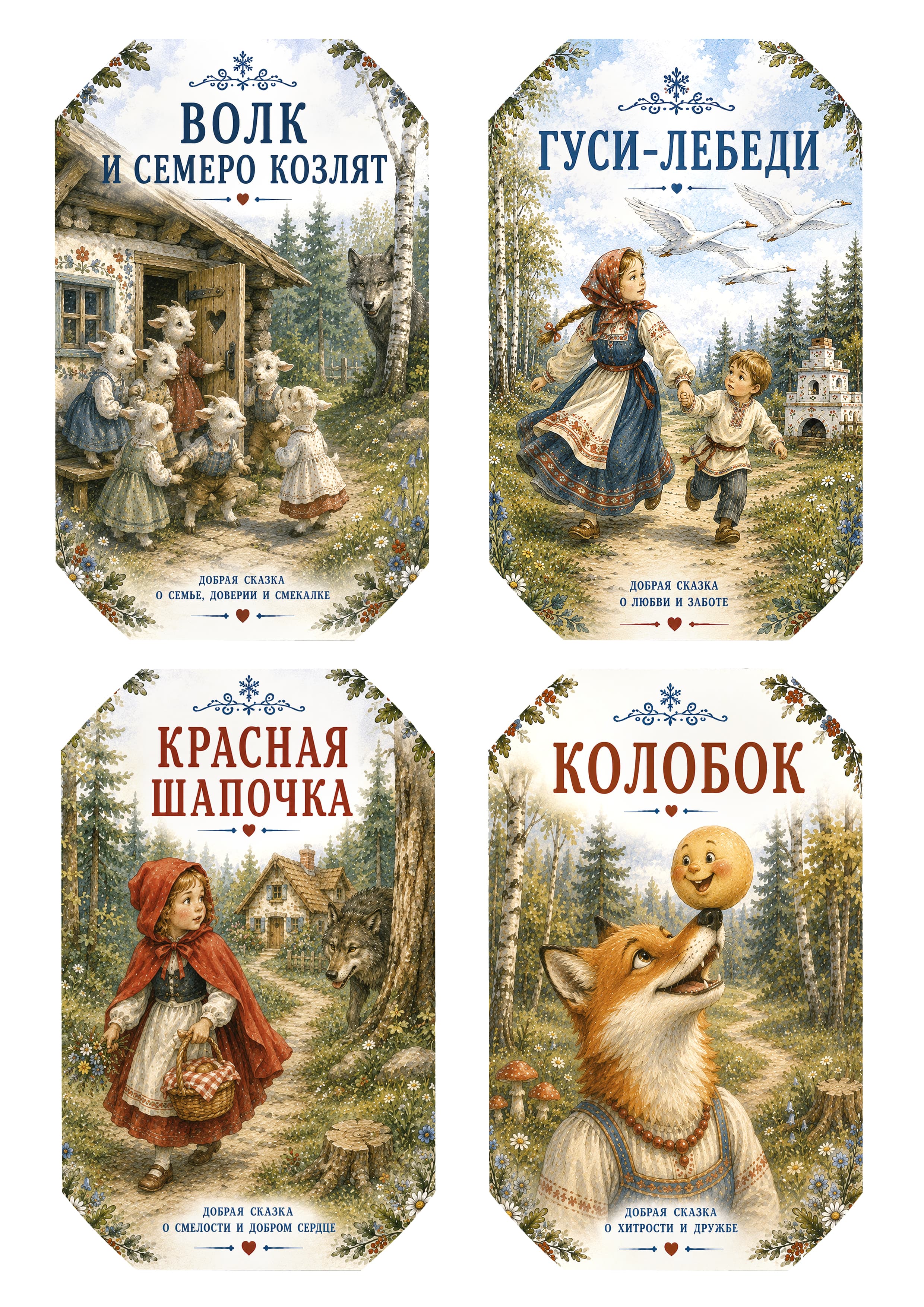 "Сказки" обложки на книги МВ
