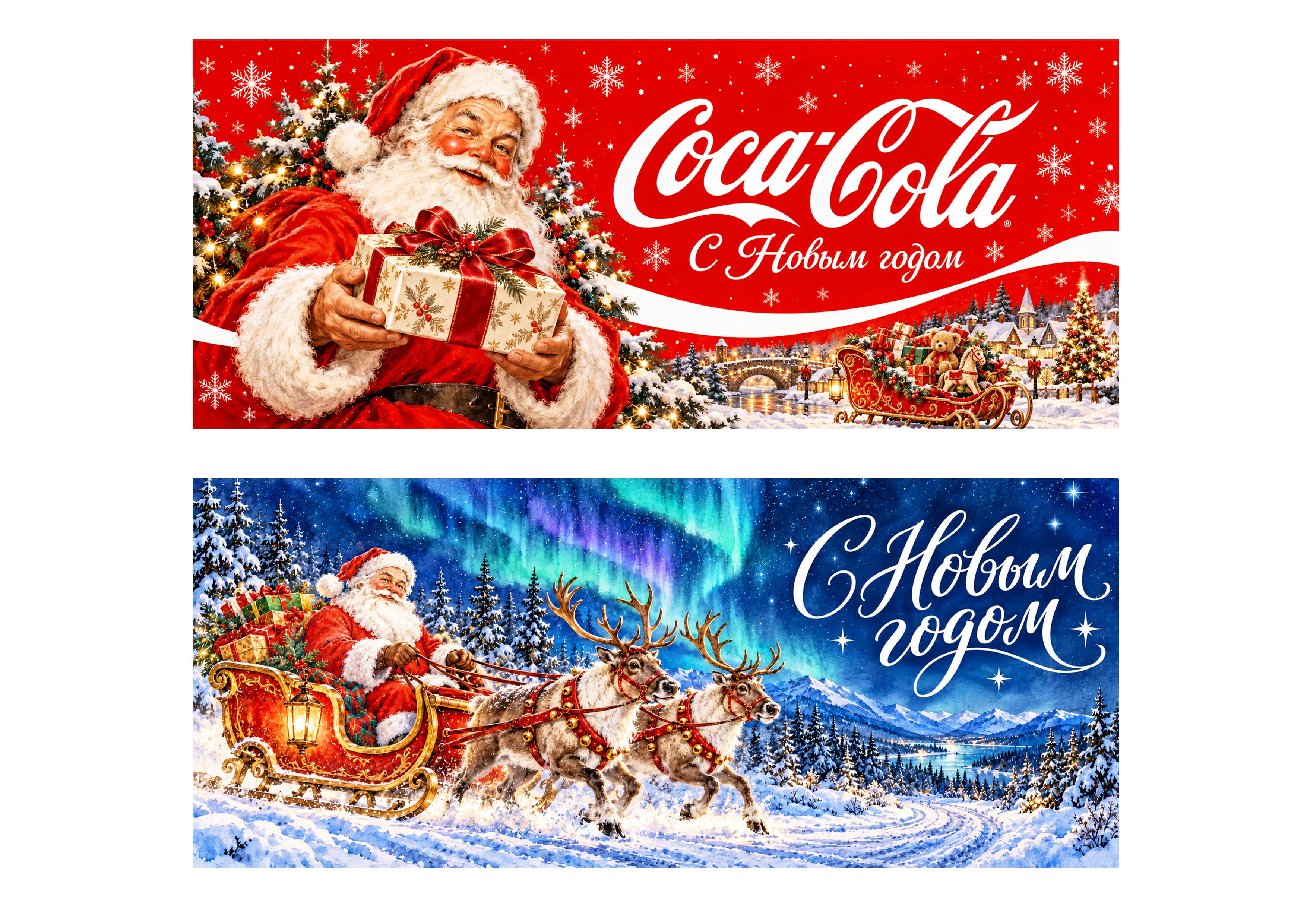Декаль на баночку "Coca-Cola"2
